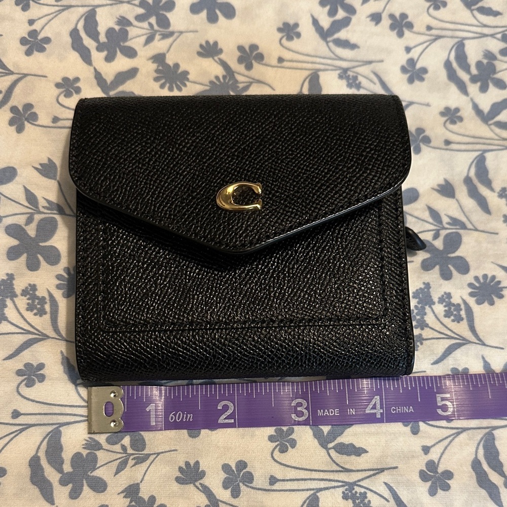 Coach Black Textured Women's Wallet